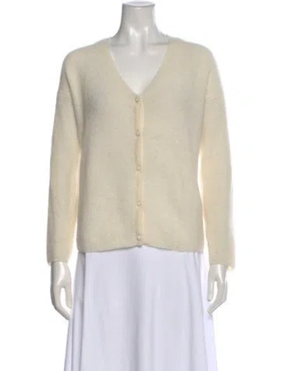 Pre-owned Sézane V-neck Sweater In Neutral