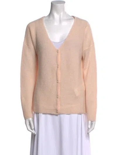 Pre-owned Sézane V-neck Sweater In Pink
