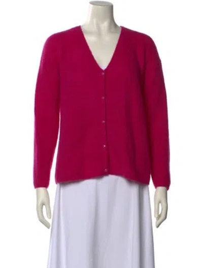 Pre-owned Sézane V-neck Sweater In Pink