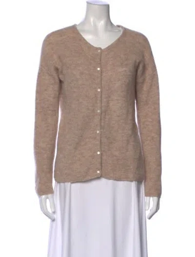 Pre-owned Sézane V-neck Sweater In Pink