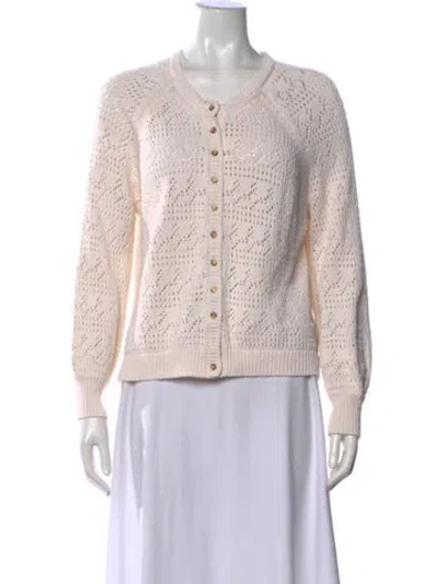 Pre-owned Sézane V-neck Sweater In Pink