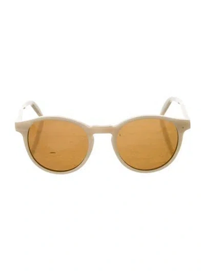 Pre-owned Sézane Wayfarer Tinted Sunglasses In Neutral