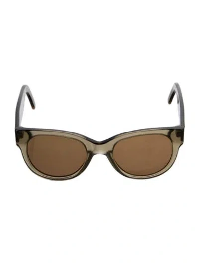 Pre-owned Sézane Wayfarer Tinted Sunglasses In Neutral