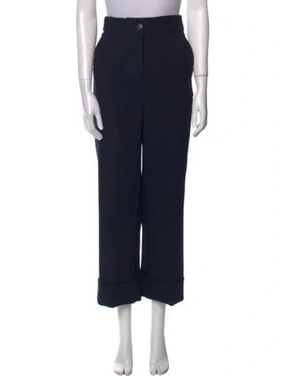Pre-owned Sézane Wide Leg Pants In Black