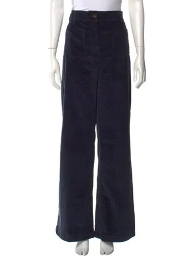 Pre-owned Sézane Wide Leg Pants In Black