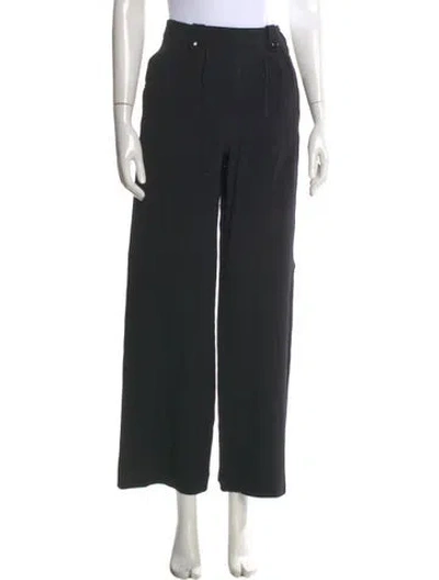 Pre-owned Sézane Wide Leg Pants In Black