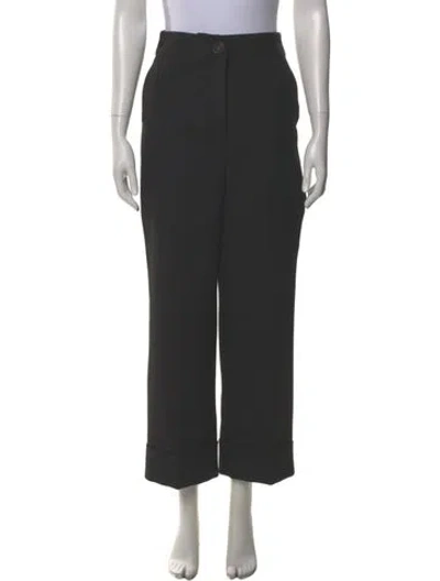 Pre-owned Sézane Wide Leg Pants In Black