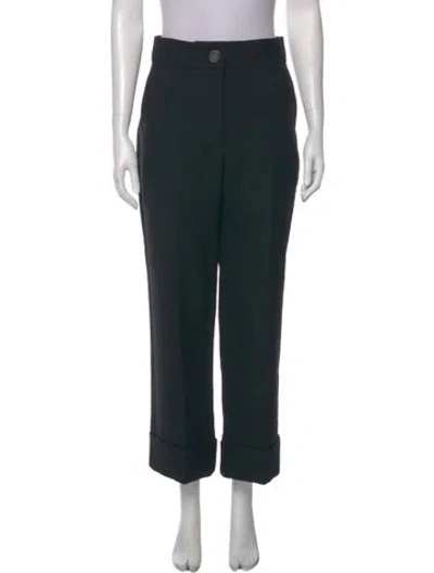 Pre-owned Sézane Wide Leg Pants In Black