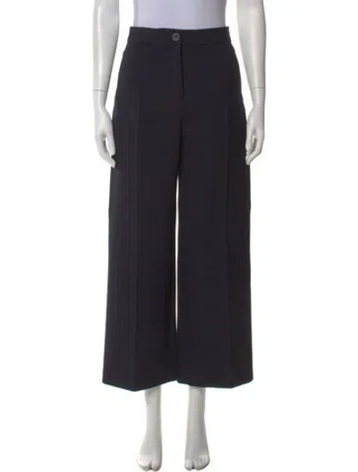 Pre-owned Sézane Wide Leg Pants In Black
