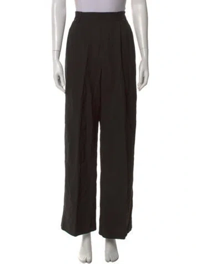 Pre-owned Sézane Wide Leg Pants In Black