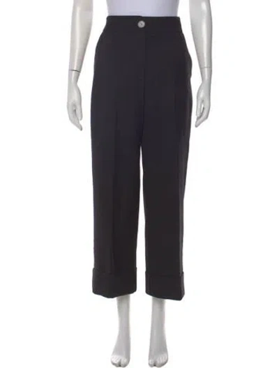 Pre-owned Sézane Wide Leg Pants In Black
