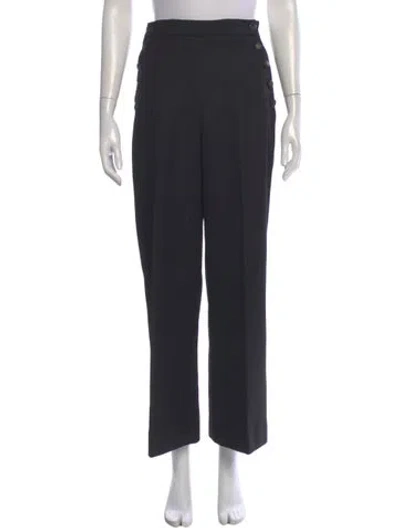 Pre-owned Sézane Wide Leg Pants In Black