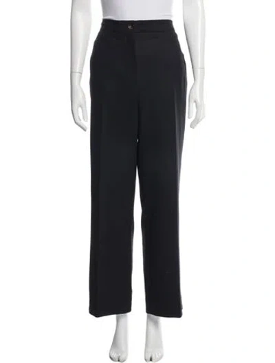 Pre-owned Sézane Wide Leg Pants In Black