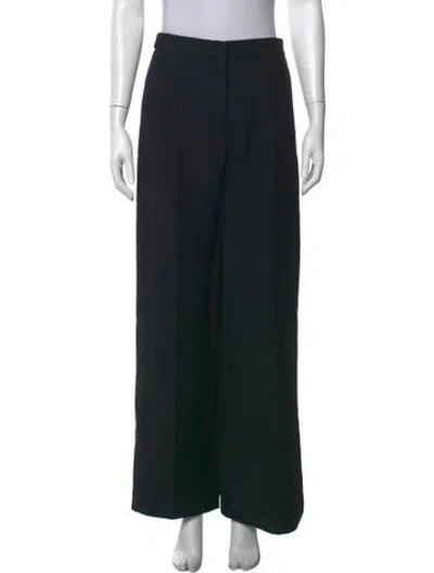 Pre-owned Sézane Wide Leg Pants In Black