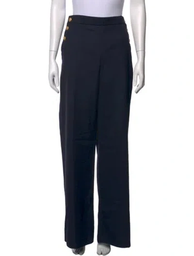Pre-owned Sézane Wide Leg Pants In Black