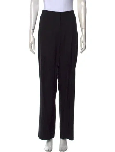 Pre-owned Sézane Wide Leg Pants In Black