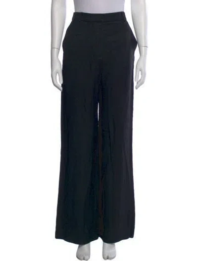 Pre-owned Sézane Wide Leg Pants In Black
