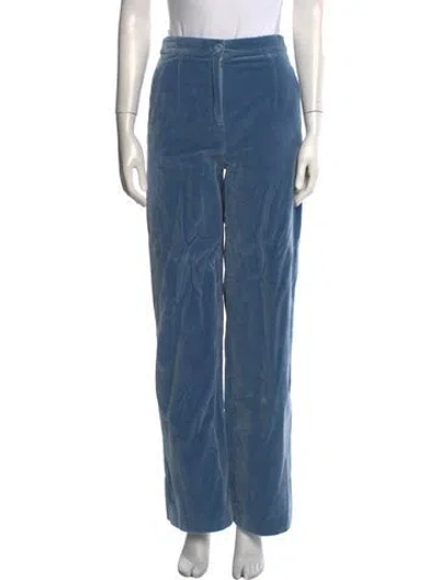 Pre-owned Sézane Wide Leg Pants In Blue