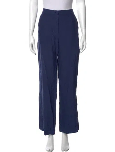 Pre-owned Sézane Wide Leg Pants In Blue