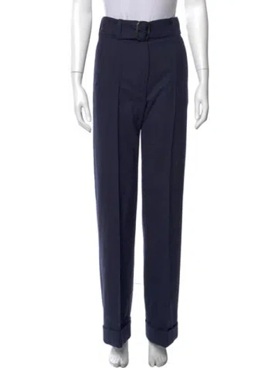 Pre-owned Sézane Wide Leg Pants In Blue