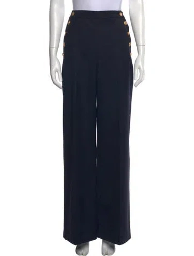 Pre-owned Sézane Wide Leg Pants In Blue