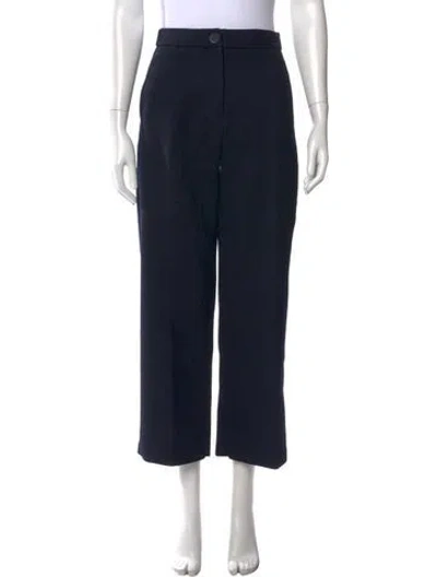 Pre-owned Sézane Wide Leg Pants In Blue