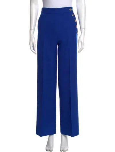 Pre-owned Sézane Wide Leg Pants In Blue