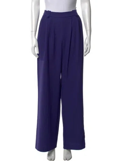 Pre-owned Sézane Wide Leg Pants In Blue