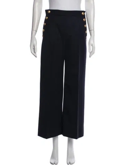 Pre-owned Sézane Wide Leg Pants In Blue