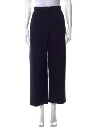 Pre-owned Sézane Wide Leg Pants In Blue