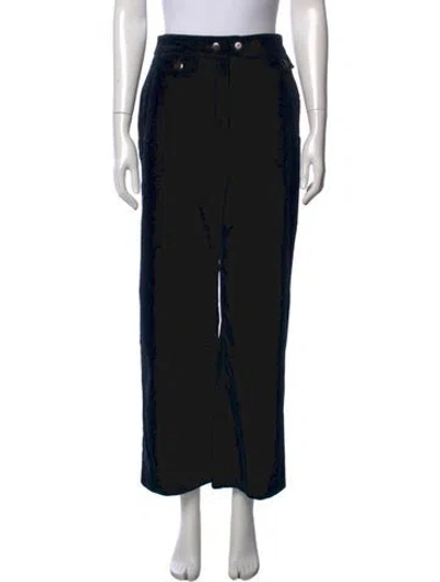 Pre-owned Sézane Wide Leg Pants In Blue