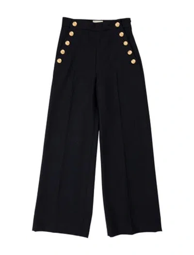 Pre-owned Sézane Wide Leg Pants In Blue