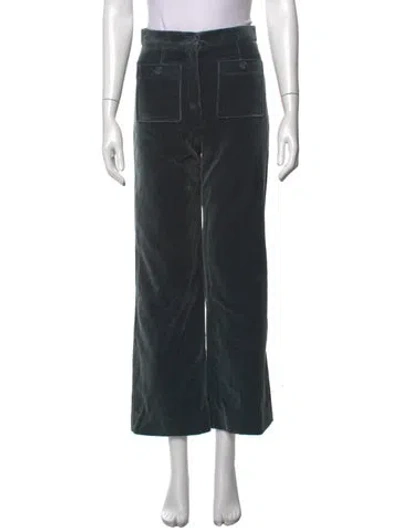 Pre-owned Sézane Wide Leg Pants In Blue