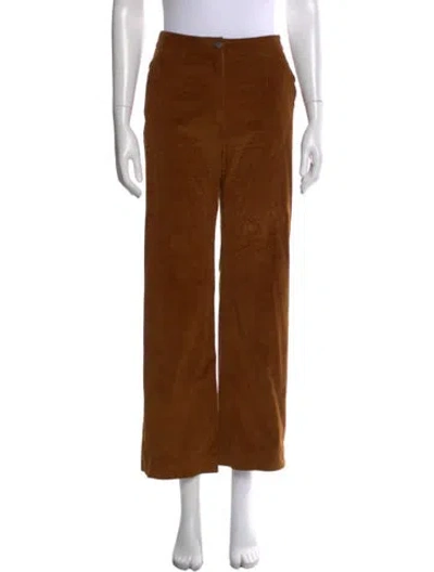 Pre-owned Sézane Wide Leg Pants In Brown