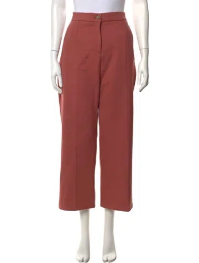 Pre-owned Sézane Wide Leg Pants In Brown