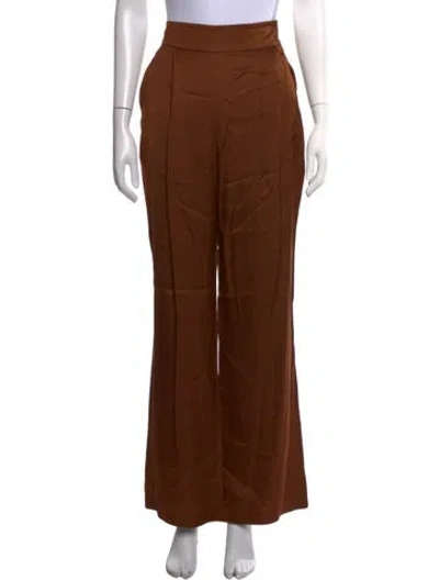 Pre-owned Sézane Wide Leg Pants In Brown