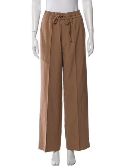 Pre-owned Sézane Wide Leg Pants In Brown