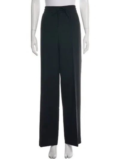 Pre-owned Sézane Wide Leg Pants In Green