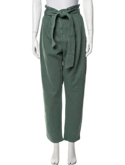 Pre-owned Sézane Wide Leg Pants In Green