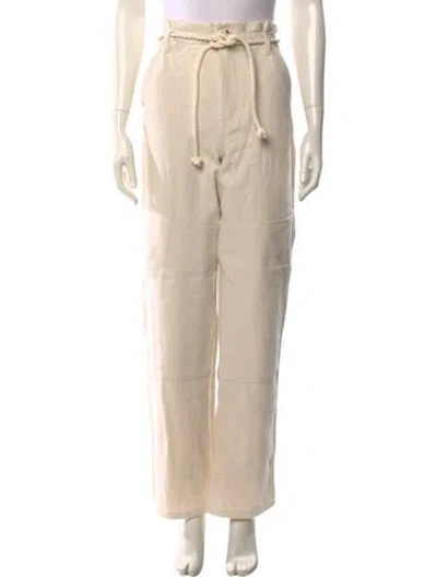 Pre-owned Sézane Wide Leg Pants In Neutral