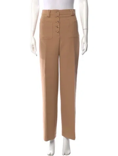 Pre-owned Sézane Wide Leg Pants In Neutral
