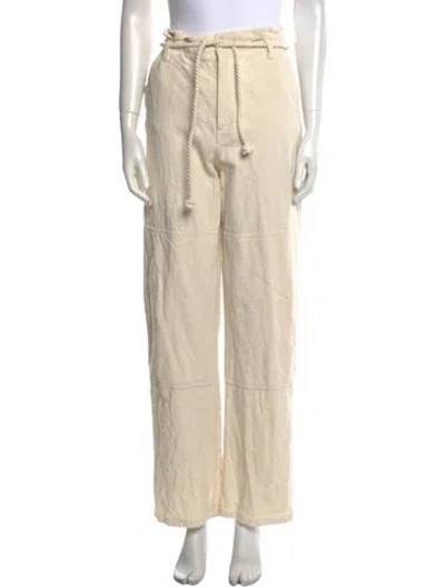 Pre-owned Sézane Wide Leg Pants In Neutral