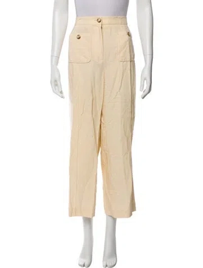Pre-owned Sézane Wide Leg Pants In Neutral