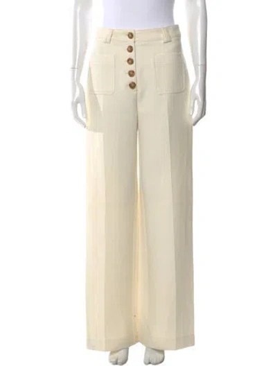 Pre-owned Sézane Wide Leg Pants In Neutral