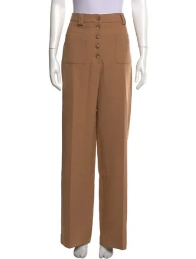 Pre-owned Sézane Wide Leg Pants In Neutral