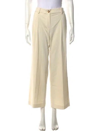 Pre-owned Sézane Wide Leg Pants In Neutrals