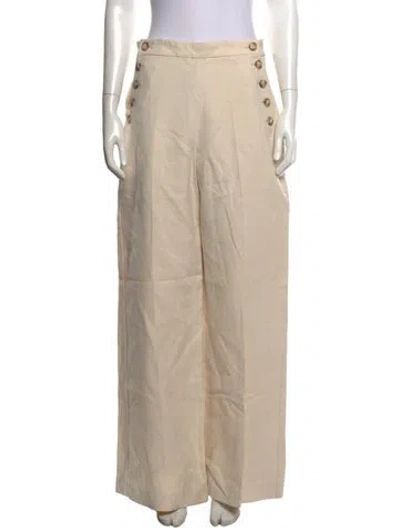Pre-owned Sézane Wide Leg Pants In Neutrals
