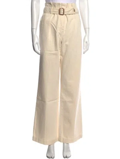 Pre-owned Sézane Wide Leg Pants In Neutrals