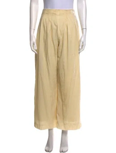 Pre-owned Sézane Wide Leg Pants In Neutrals