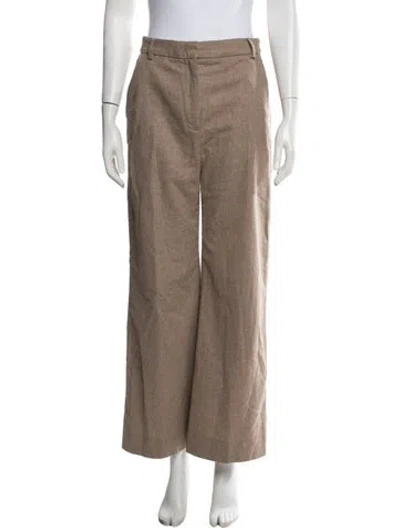 Pre-owned Sézane Wide Leg Pants In Neutrals